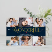 Wunderbare Lebensfoil Weihnachtskarte Weihnachtska Folien Feiertagskarte (Stehend vorne)