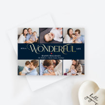 Wunderbare Lebensfoil Weihnachtskarte Weihnachtska