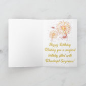 Wunderbare Magische Geburtstagskarte Karte (Innenseite)