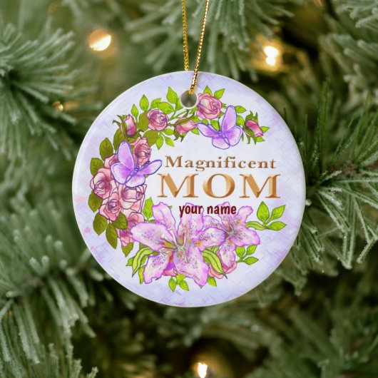 Wunderbare Mama Keramik Ornament (Baum)