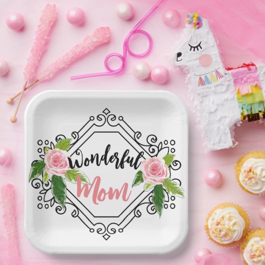 Wunderbare Mama Pappteller (Party)