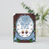 Wunderbare Medaille 2 Postkarte (Stehend Vorderseite)