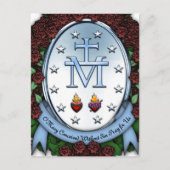 Wunderbare Medaille 2 Postkarte (Vorderseite)