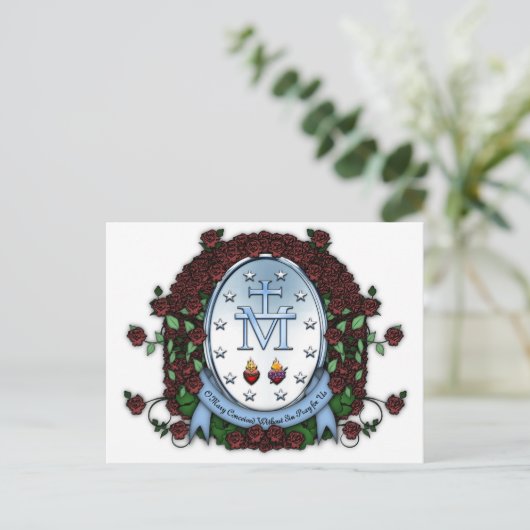 Wunderbare Medaille 2 Postkarte (Stehend Vorderseite)