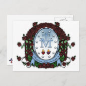 Wunderbare Medaille 2 Postkarte (Vorne/Hinten)