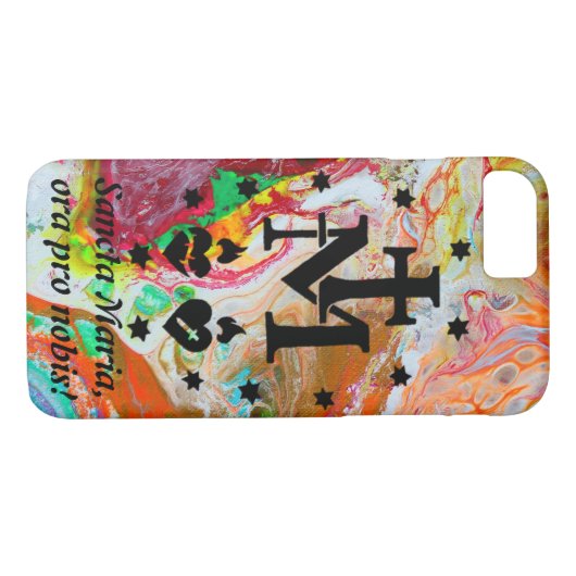 Wunderbare Medaille abstrakt Case-Mate iPhone Hülle (Rückseite (Horizontal))