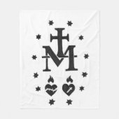 Wunderbare Medaille Fleecedecke (Vorderseite)