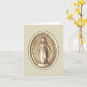 Wunderbare Medaille Karte (Gelbe Blume)