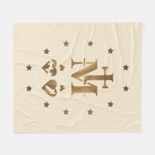 Wunderbare Medaille, Medaille unserer Dame der Gna Fleecedecke (Vorderseite (Horizontal))