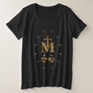Wunderbare Medaille, Medaille unserer Dame der Gna Große Größe T-Shirt