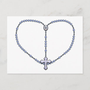 Wunderbare Medaille Rosary Postkarte