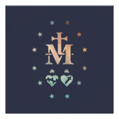 Wunderbare Medaille Unsere Dame der Gnade Fotodruck (Vorne)