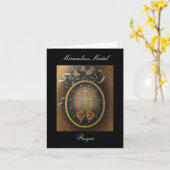 Wunderbare Medaillenkarte Karte (Gelbe Blume)