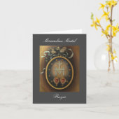 Wunderbare Medaillenkarte Karte (Gelbe Blume)