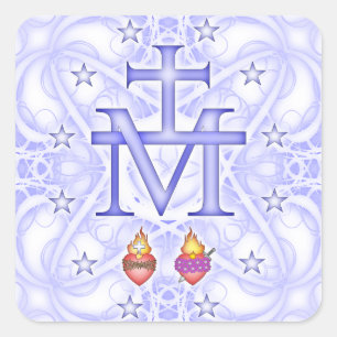 Wunderbare Medallion Quadratischer Aufkleber