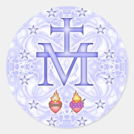 Wunderbare Medallion Runder Aufkleber (Vorderseite)