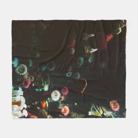 Wunderbare Meereswellen Fleecedecke (Vorderseite (Horizontal))