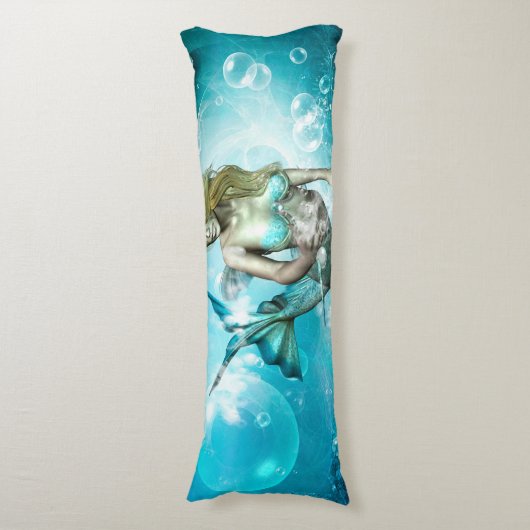 Wunderbare Meerjungfrau Seitenschläferkissen (Vorderseite Vertikal)