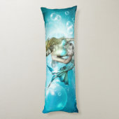 Wunderbare Meerjungfrau Seitenschläferkissen (Rückseite (Vertikal))