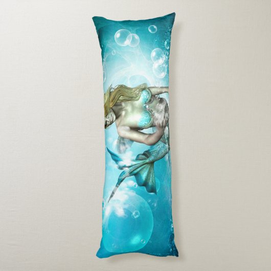 Wunderbare Meerjungfrau Seitenschläferkissen (Rückseite (Vertikal))