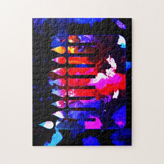 Wunderbare Menorah Puzzle (Vertikal)