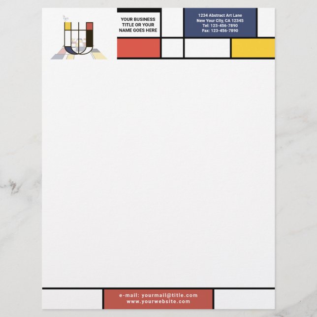 Wunderbare Monografie der Modernen Kunst. Buchstab Briefbogen (Vorderseite)