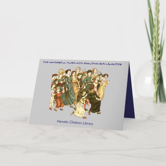 Wunderbare Musik Feiertagskarte (Vorderseite)