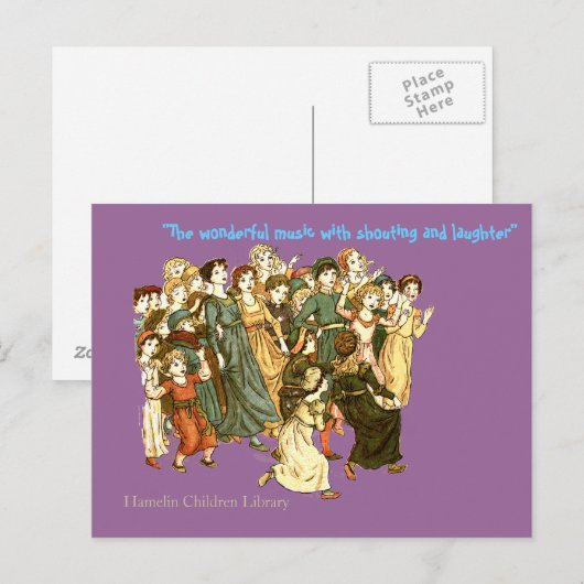 Wunderbare Musik Postkarte (Vorne/Hinten)