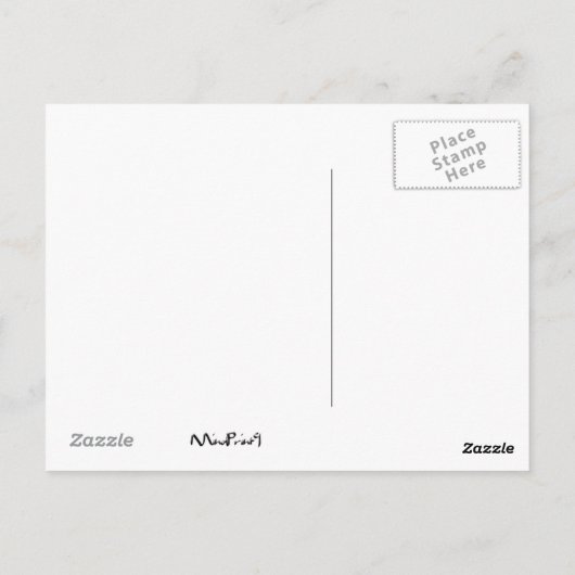 Wunderbare Musik Postkarte (Rückseite)