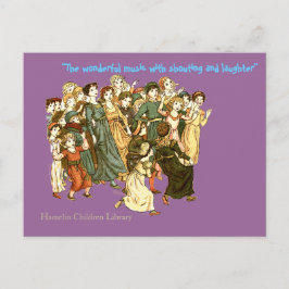 Wunderbare Musik Postkarte