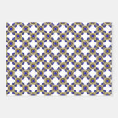 Wunderbare Nautische Marine weiß und Gold Geschenkpapier Set (Vorderseite 2)