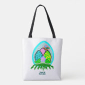 Wunderbare Ostereier Tote Tasche (Rückseite)