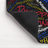 Wunderbare philippinische Flaggenfarben Patriotic Mousepad (Ecke)