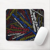 Wunderbare philippinische Flaggenfarben Patriotic Mousepad (Mit Mouse)