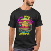 Wunderbare Reise: Retro Sunset Exploration T-Shirt (Vorderseite)