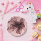 Wunderbare Rose Ombre Dimensional Effect Party Pappteller (Party)