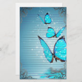 Wunderbare Schmetterlinge Briefpapier (Vorne/Hinten)