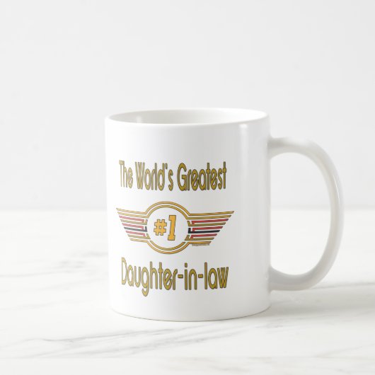 Wunderbare Schwiegertochter-Geschenke Kaffeetasse (Rechts)