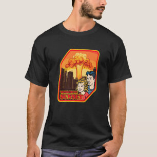Wunderbare Sonnenuntergang Explosion Alien Entführ T-Shirt