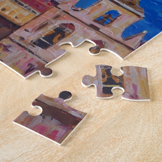 Wunderbare Stadt-Ansicht von Neapel mit Berg Vesuv Puzzle (Seite)