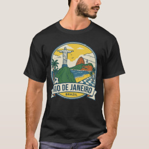 Wunderbare Stadt: Rio Skyline, Strand & Fußball T-Shirt