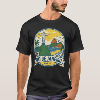 Wunderbare Stadt: Rio Skyline, Strand & Fußball T-Shirt