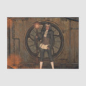 Wunderbare Steamphandin Seidenpapier (Vorderseite)