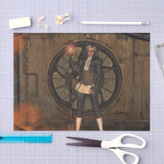 Wunderbare Steamphandin Seidenpapier (Handwerk)