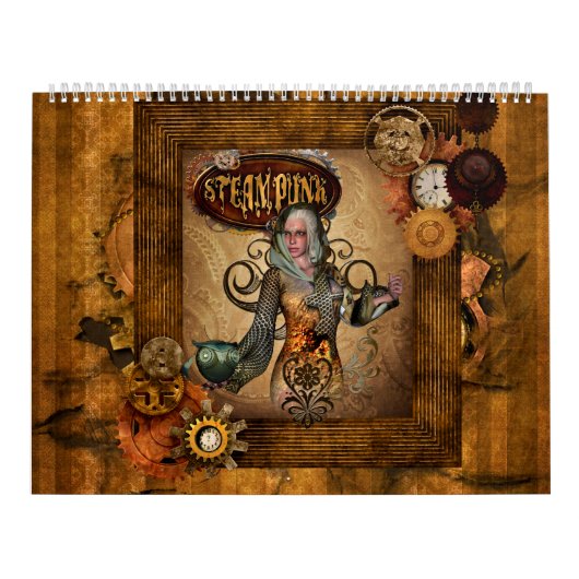 Wunderbare Steampunk-Designs Kalender (Titelbild)