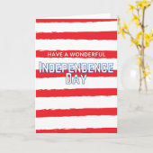 Wunderbare Tageskarte der Unabhängigkeit Karte (Gelbe Blume)