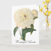 Wunderbare Tante Karte (Gelbe Blume)