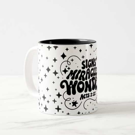 Wunderbare Tasse (Vorderseite Links)