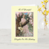 Wunderbare Tochter-Geburtstags-Karte Karte (Gelbe Blume)