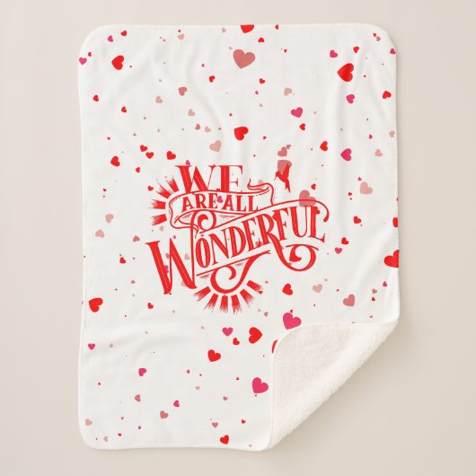 Wunderbare Typografie Sherpadecke (Vorderseite)